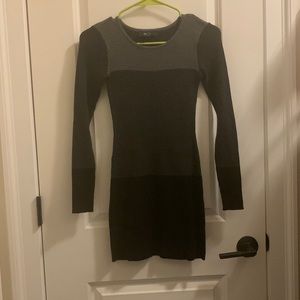BCX SIZE XS BLACK SWEATER DRESS